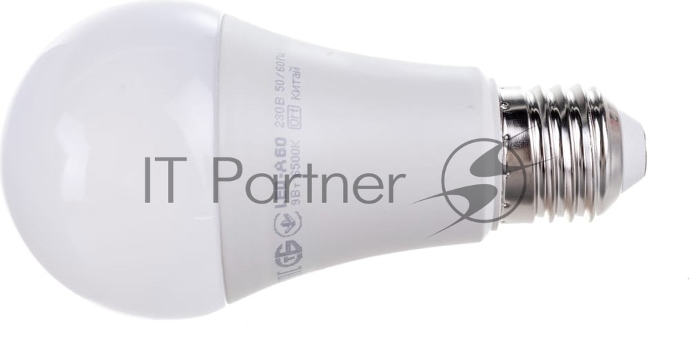 Лампа светодиодная IEK LLE-A60-9-230-65-E27 ECO A60 9 Вт грушевидная 230В 6500К E27