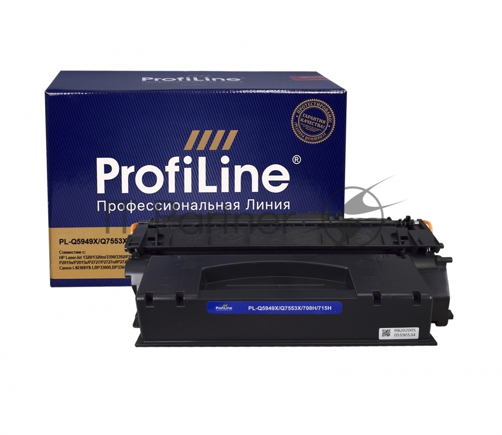 Картридж лазерный ProfiLine совместимый Q5949X/7553X/715H для HP 1320/3390/P2010/P2014/P2015/M2727/Canon LBP-3310/3370/3300 7000к PL