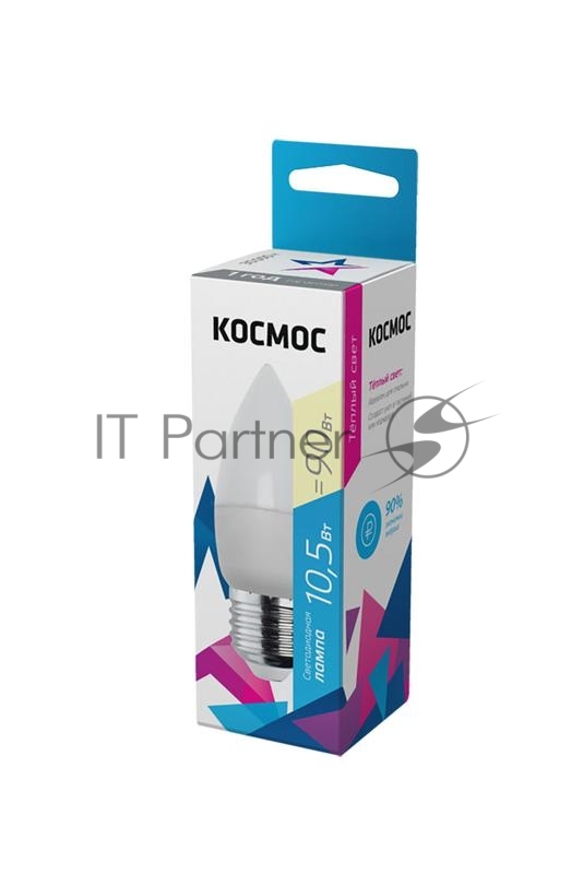 Лампа светодиодная Космос LED BASIC CN 10.5Вт 220В E27 3000К