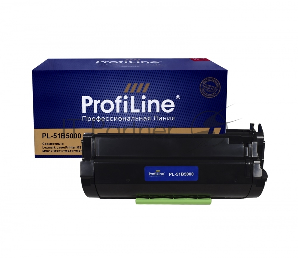 Картридж ProfiLine совместимый 51B5000 для Lexmark MX417de/MS517dn/MX517de/MS617dn/MS317dn/MX617de/MX317dn/MS417dn 2500к PL