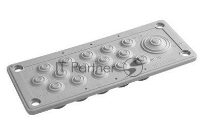 Ввод кабельный ДКС R5HTC16 пластик V0 UL94. (16 отв.) IP54