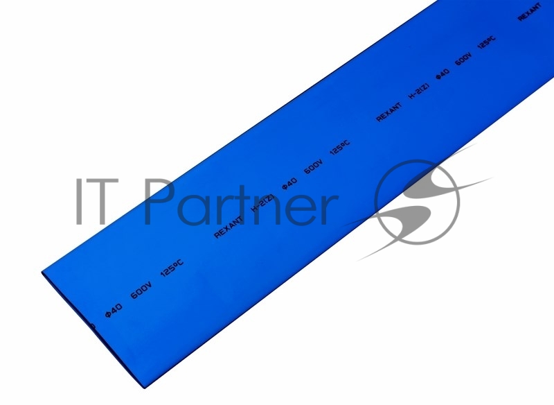 REXANT 24-0006 40.0 / 20.0 мм 1м термоусадка  синяя  (уп. 10 м)