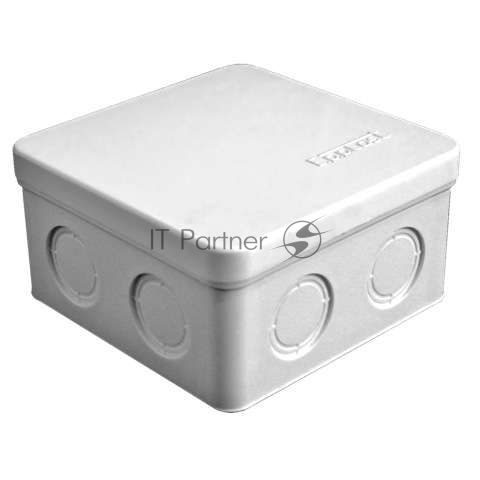 Коробка распределительная ОП 105х105х56 7 выходов без гермовводов IP54 крышка защелкивающаяся сер. Epplast 105032