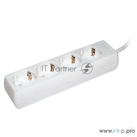 Удлинитель 4х5 м с заземл. 16А IP20 У04 2P+PE IEK WYP10-16-04-05-Z-N