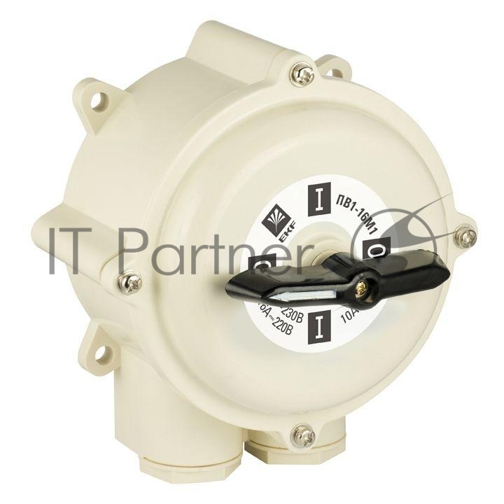 Выключатель пакетный ПВ 3-16 М1 пл. IP56 EKF pv-3-16-4