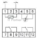 Реле промежуточное PK-3P (монтаж на DIN-рейке 35мм 220В 50Гц 3х8А 3NO/NC IP20) F&F EA06.001.023