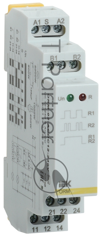 Реле импульсное ORM 2 конт. 12-240В AC/DC IEK ORM-02-ACDC12-240V