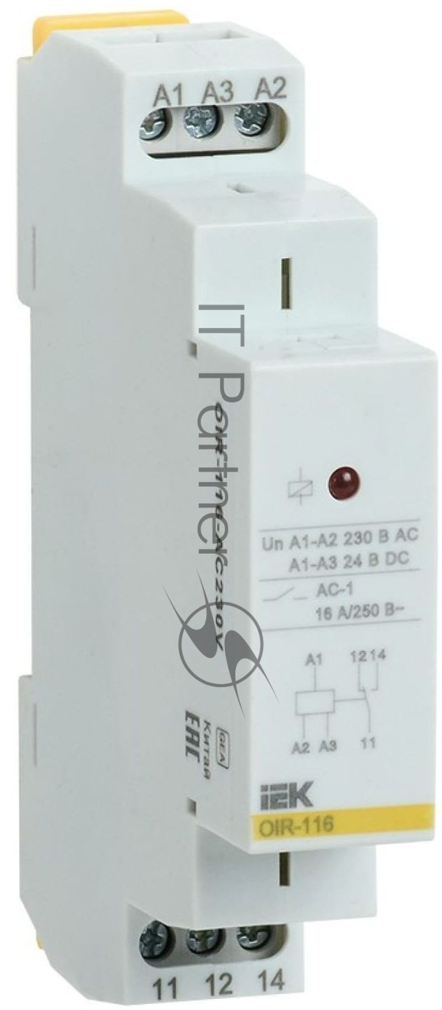 Реле промежуточное OIR 1 конт. (16А) 230В AC IEK OIR-116-AC230V