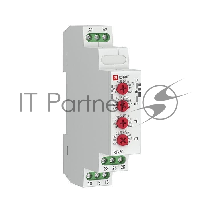 Реле времени RT-2C (2 регулир. порога вр. 2 исп. конт.) EKF rt-2c