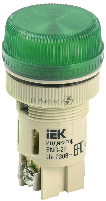 Арматура светосигнальная ENR-22 зел. IEK BLS40-ENR-K06