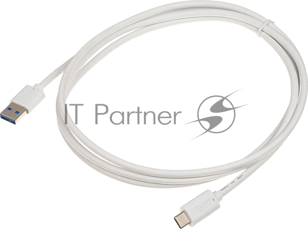 Кабель Buro BHP USB-TPC-1.8W USB 3.0 A(m) USB Type-C (m) 1.8м белый