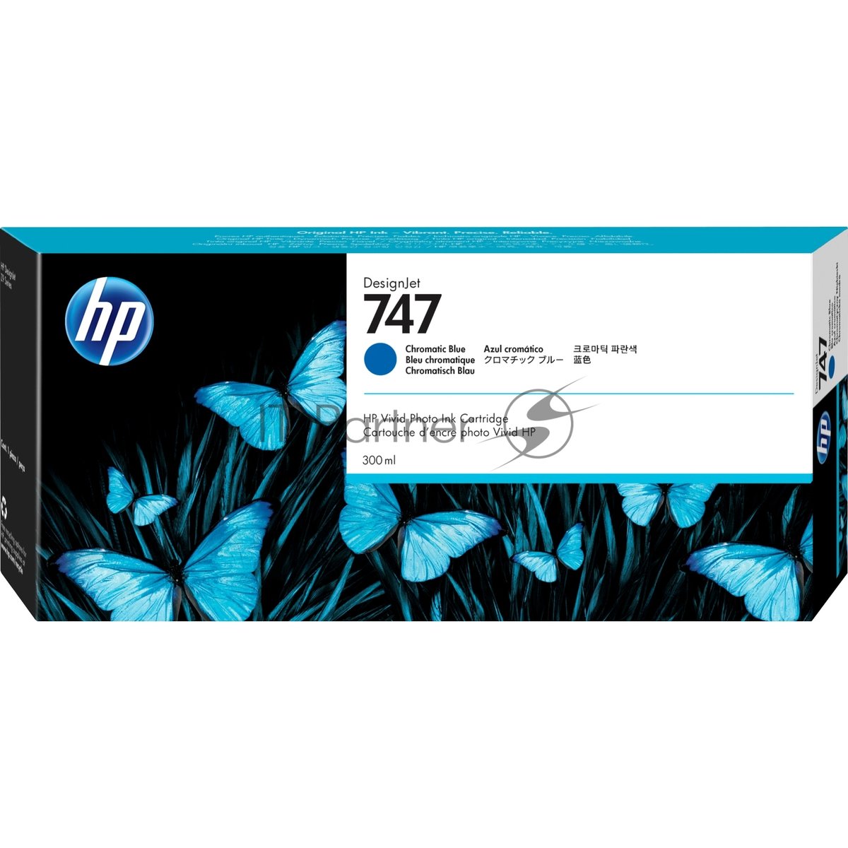 Картридж струйный HP 747 хроматический синий, для HP DesignJet Z9+ 300-ml