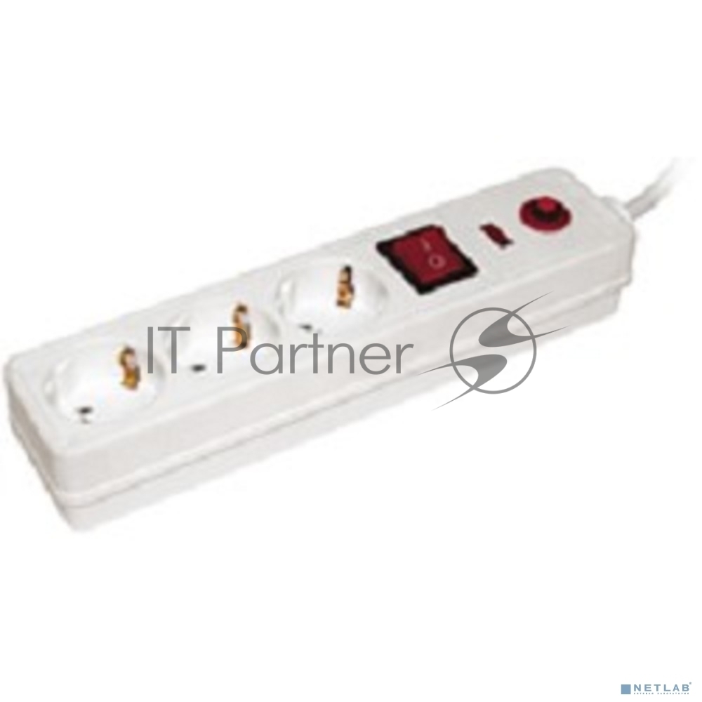 Сетевой фильтр IEK WFP10-16-03-01-N СФ-03К-выкл. 3 места 2Р + PE/1,5 метра 3х1 мм2