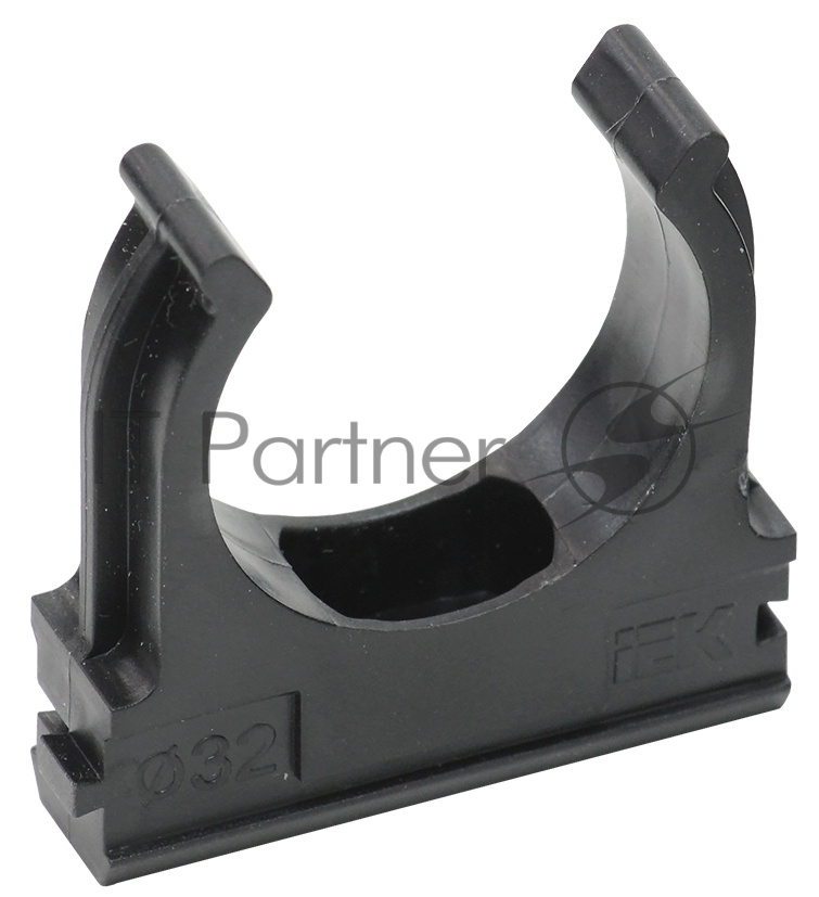 Держатель d32мм IEK CTA10D-CF32-K02-050-PCS (упак.:50шт) черный