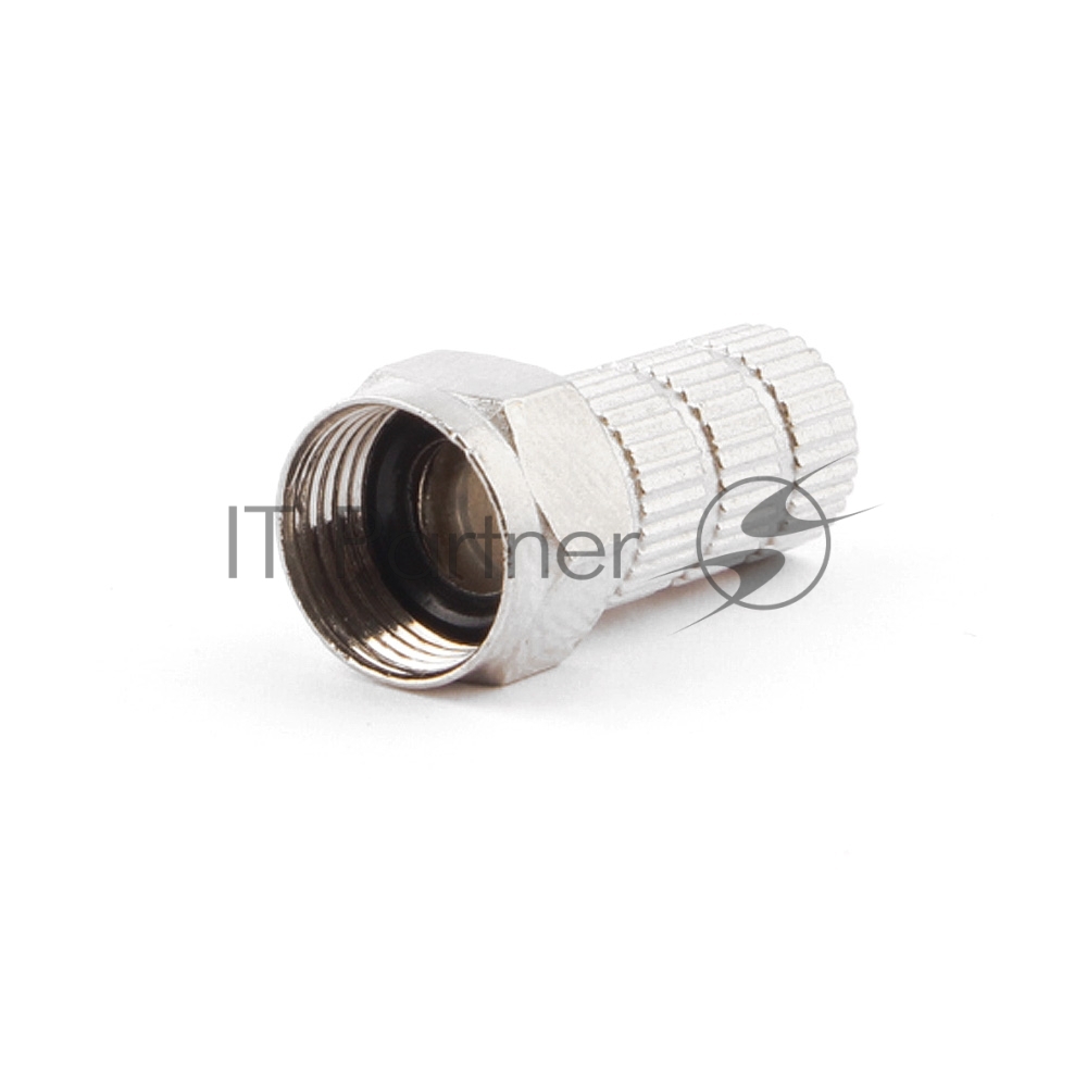 F Коннектор Cablexpert для кабеля RG6, 5шт, с уплот. рез. кольцом (SPL6-02)