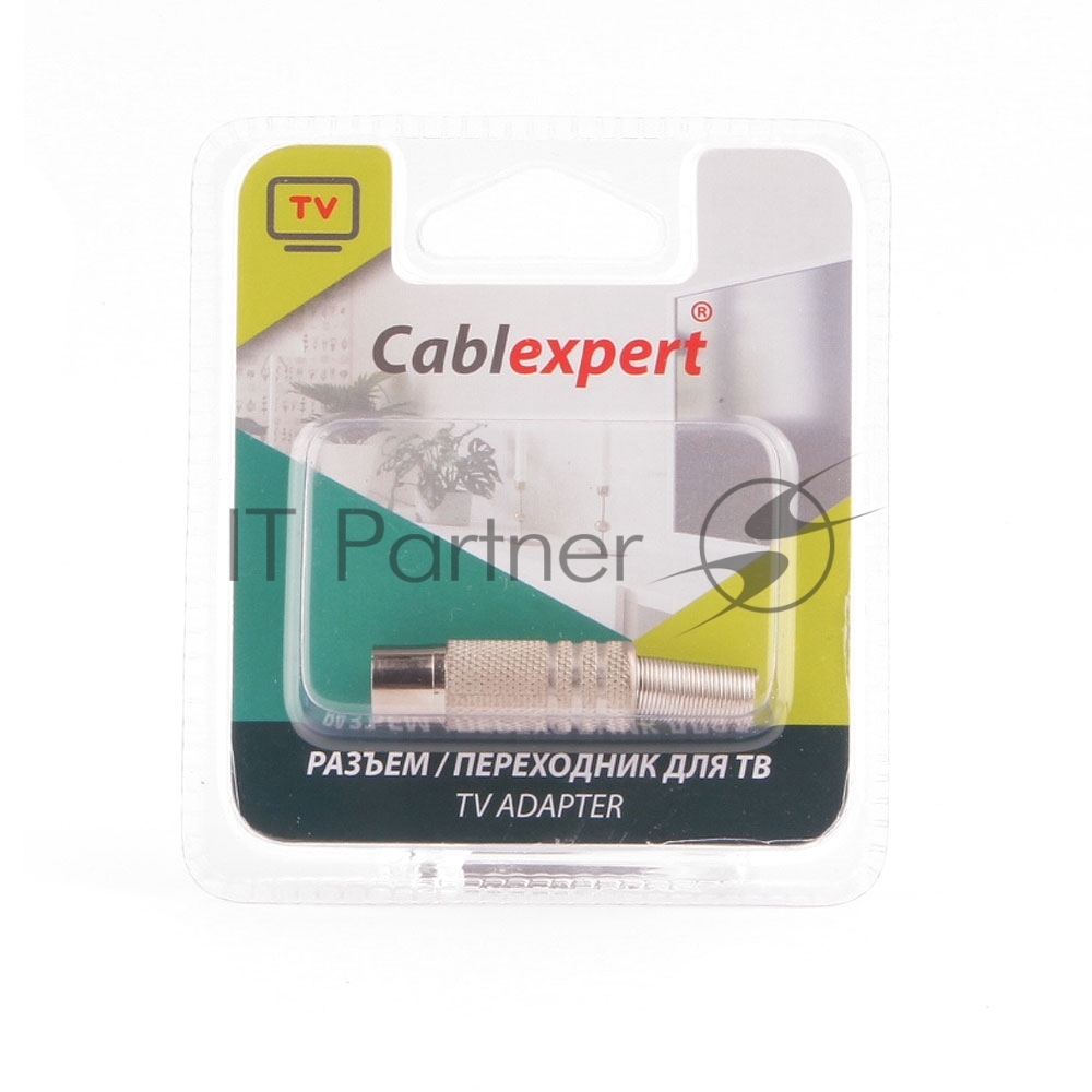 Разъем Cablexpert TVPL-02, TV (мама), блистер