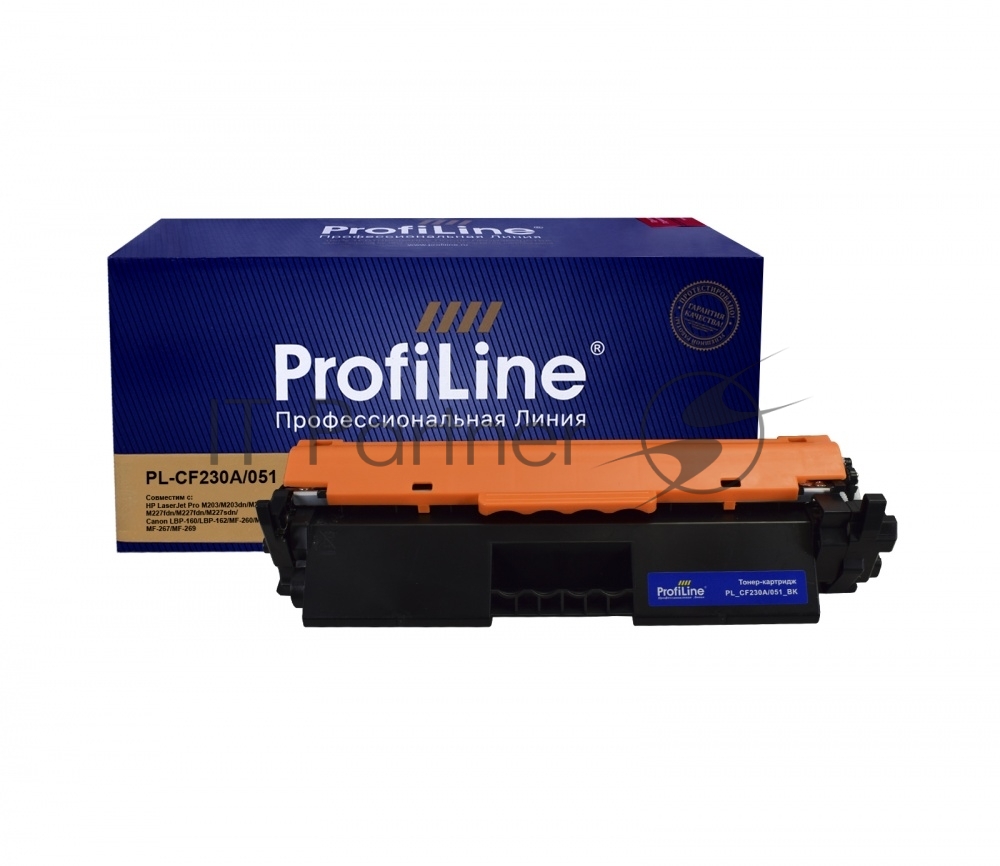 Картридж лазерный ProfiLine лазерный совместимый CF230A (№30A) для HP LJ Pro M203dn/M203dw/MPF M227fdw/MPF M227sdn 1600к (с чипом)