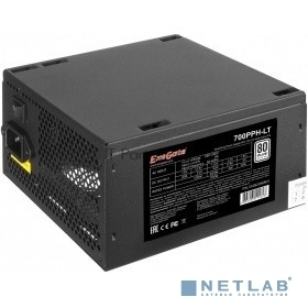 Блок питания ATX 700Вт ExeGate 700PPH-LT-S EX282048RUS-S 80 PLUS (20+4pin) APFC 120mm fan 5xSATA 3xIDE RTL