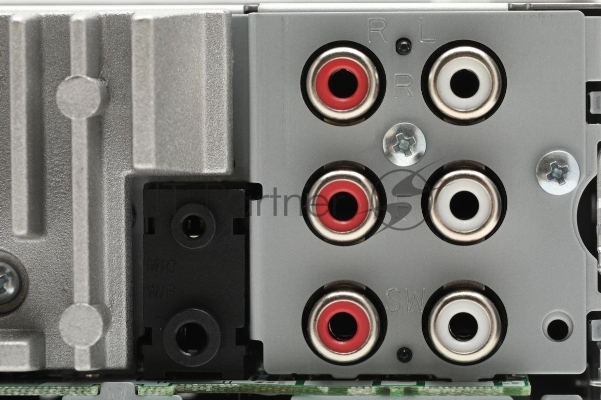 Автомагнитола Pioneer MVH-S520BT, 1 DIN, Bluetooth, USB Type-A, AUX, пульт ДУ, съёмная панель