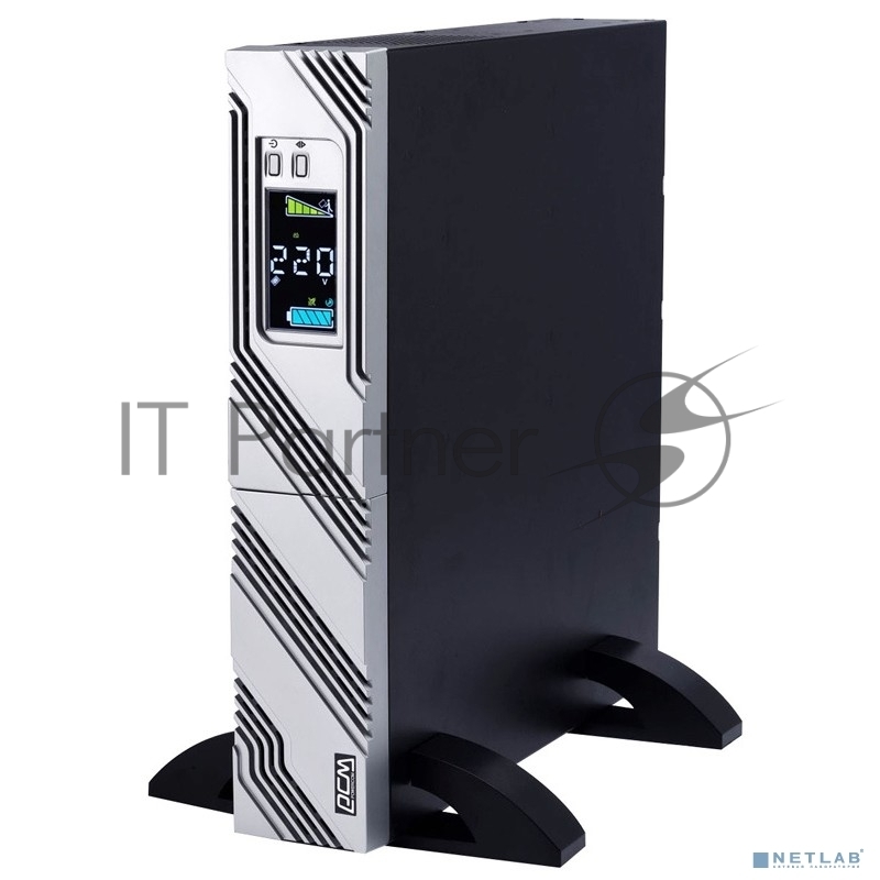 Источник бесперебойного питания Powercom Smart King RT SRT-2000A LCD 1800Вт 2000ВА черный
