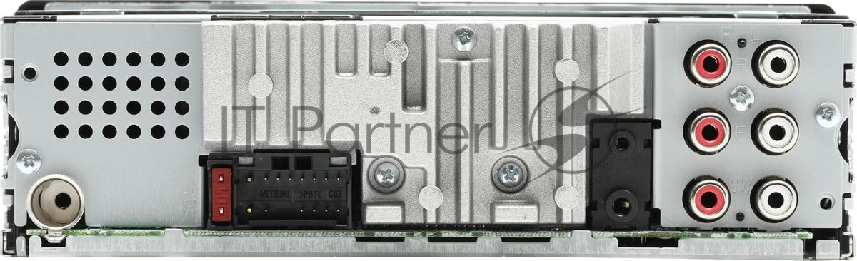 Автомагнитола Pioneer MVH-S520BT, 1 DIN, Bluetooth, USB Type-A, AUX, пульт ДУ, съёмная панель