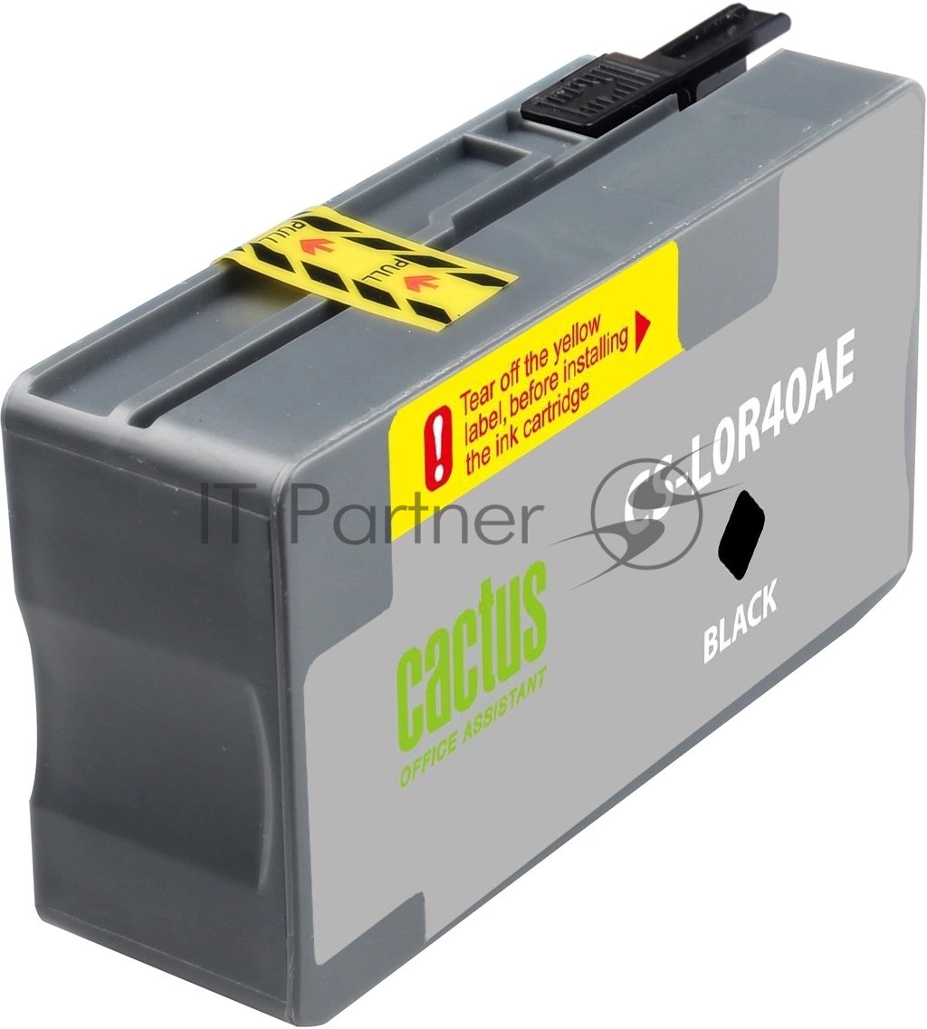 Картридж струйный Cactus CS-L0R40AE (957XL) черный (73 мл) для HP OfficeJet 8210/8218/8720/8725/8730