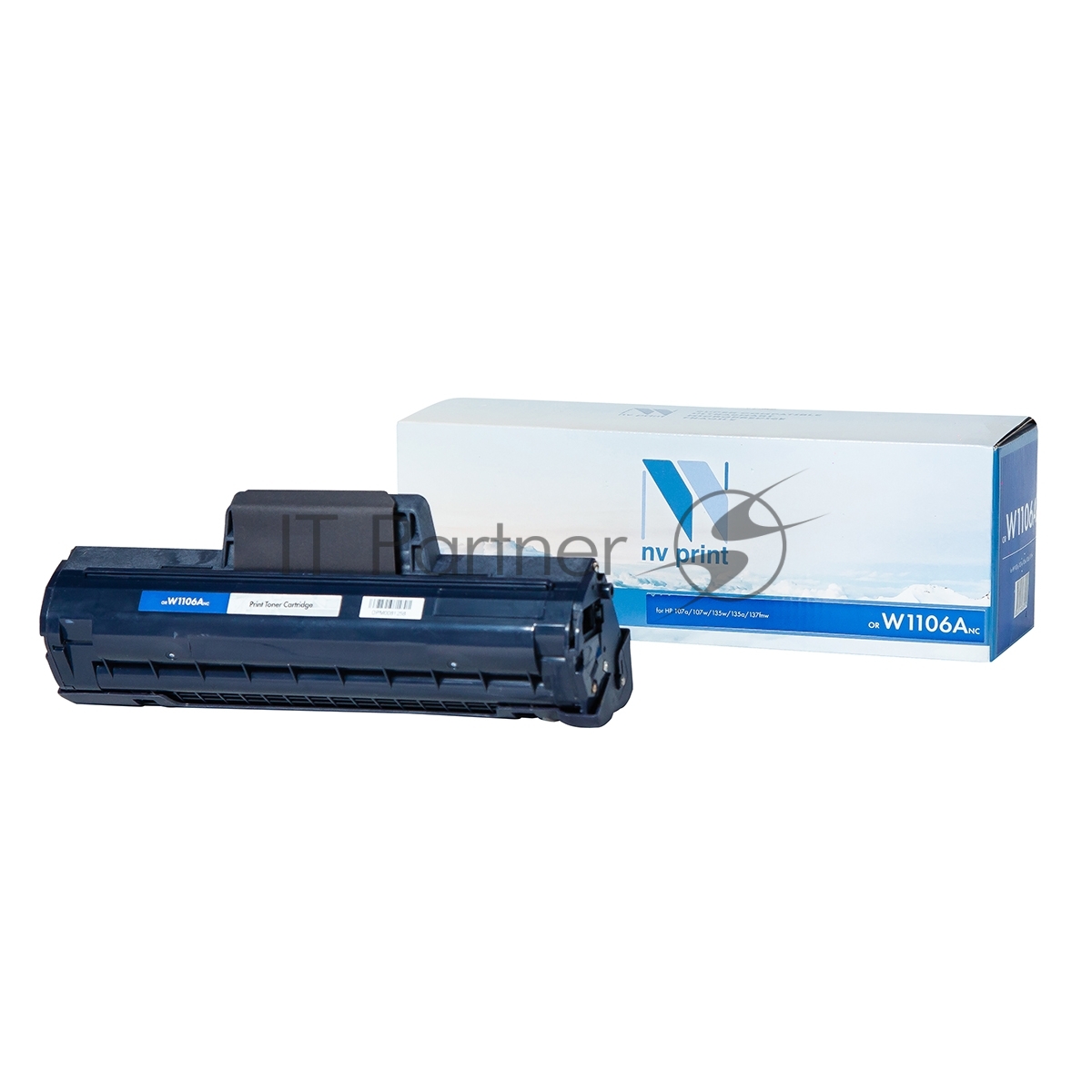 Картридж лазерный NVPrint совместимый NV-W1106A (БЕЗ ЧИПА) (БЕЗ ГАРАНТИИ) для HP 107a/107w/135w/135a/137fnw (1000k)