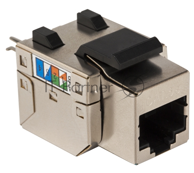 Модуль коммутационный LANMASTER - TWT-OK, RJ-45, STP, кат. 5e, 90 градусов, цвет белый, TWT-OK45STP/5E-WH