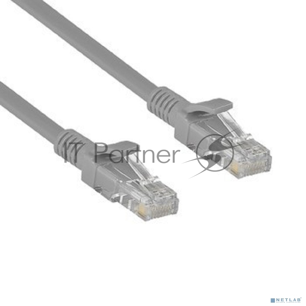 Exegate EX282012RUS Патч-корд медный UTP-RJ45-RJ45-5e-CU-2M-GY, UTP, cat.5e, 2м, серый