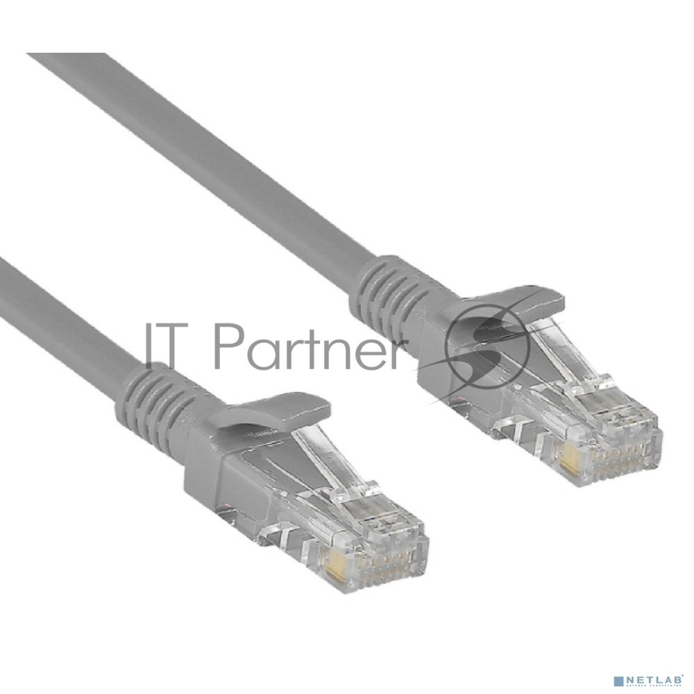 Exegate EX282010RUS Патч-корд медный UTP-RJ45-RJ45-5e-CU-1,5M-GY, UTP, cat.5e, 1.5м, серый