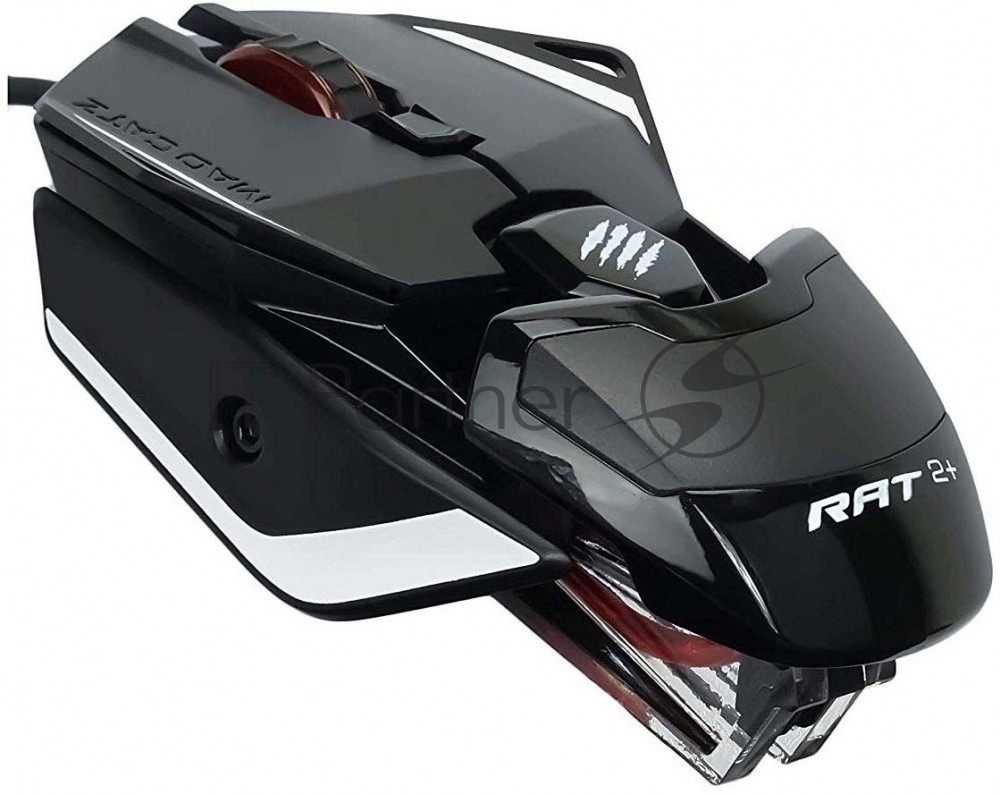 Мышь проводная Mad Catz R.A.T. 2+ черный, 5000 dpi, USB, кнопки - 3