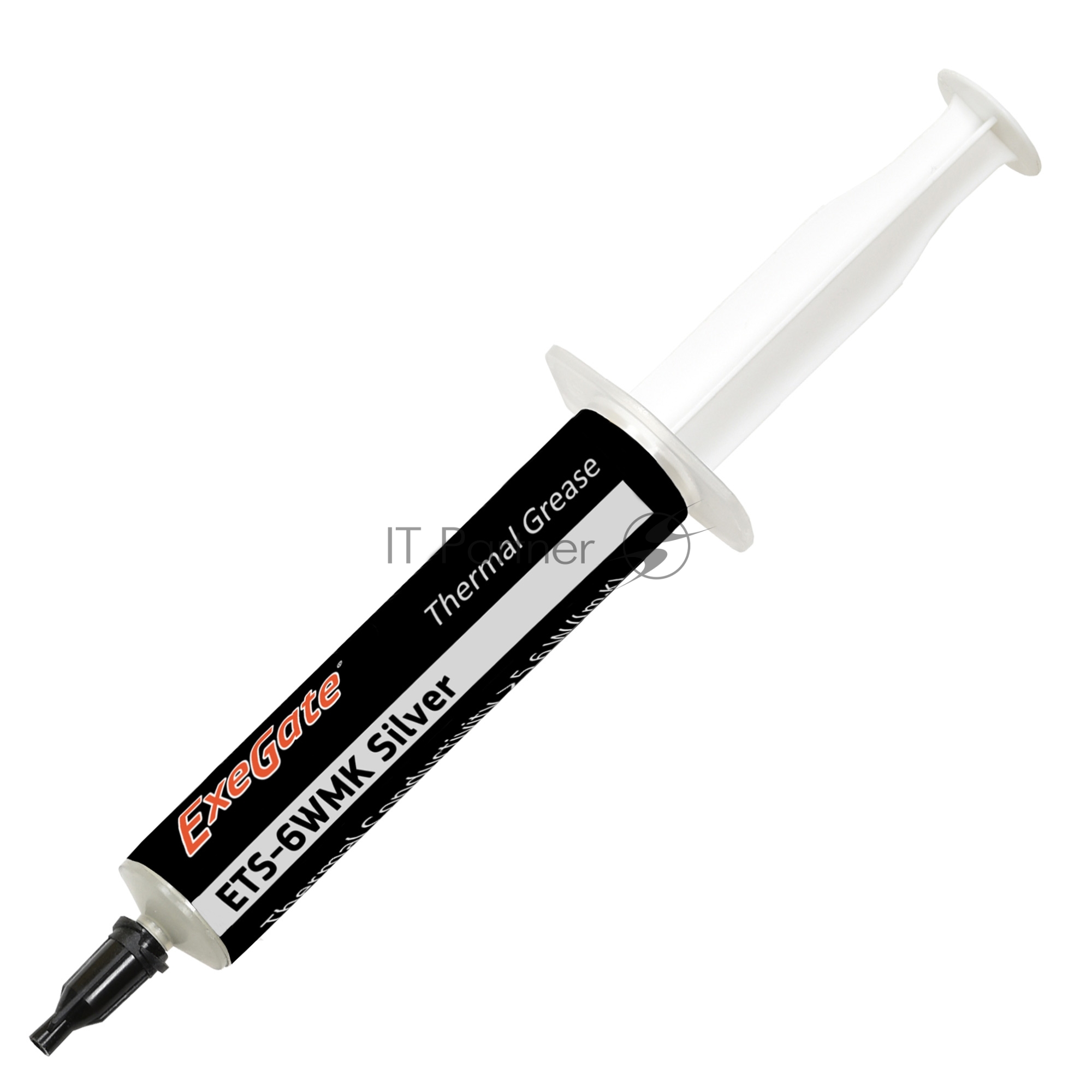 Exegate EX282349RUS Термопаста ETS-6WMK Silver, шприц с лопаткой, 30г