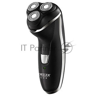 Электробритва Delta LUX DL-0725 черный: 3 Вт, аккум. 2,4 В