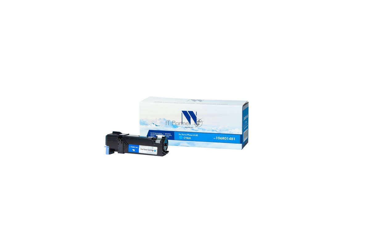 Картридж лазерный NVPrint совместимый Xerox 106R01481 CYAN для Phaser 6140 (2000k)