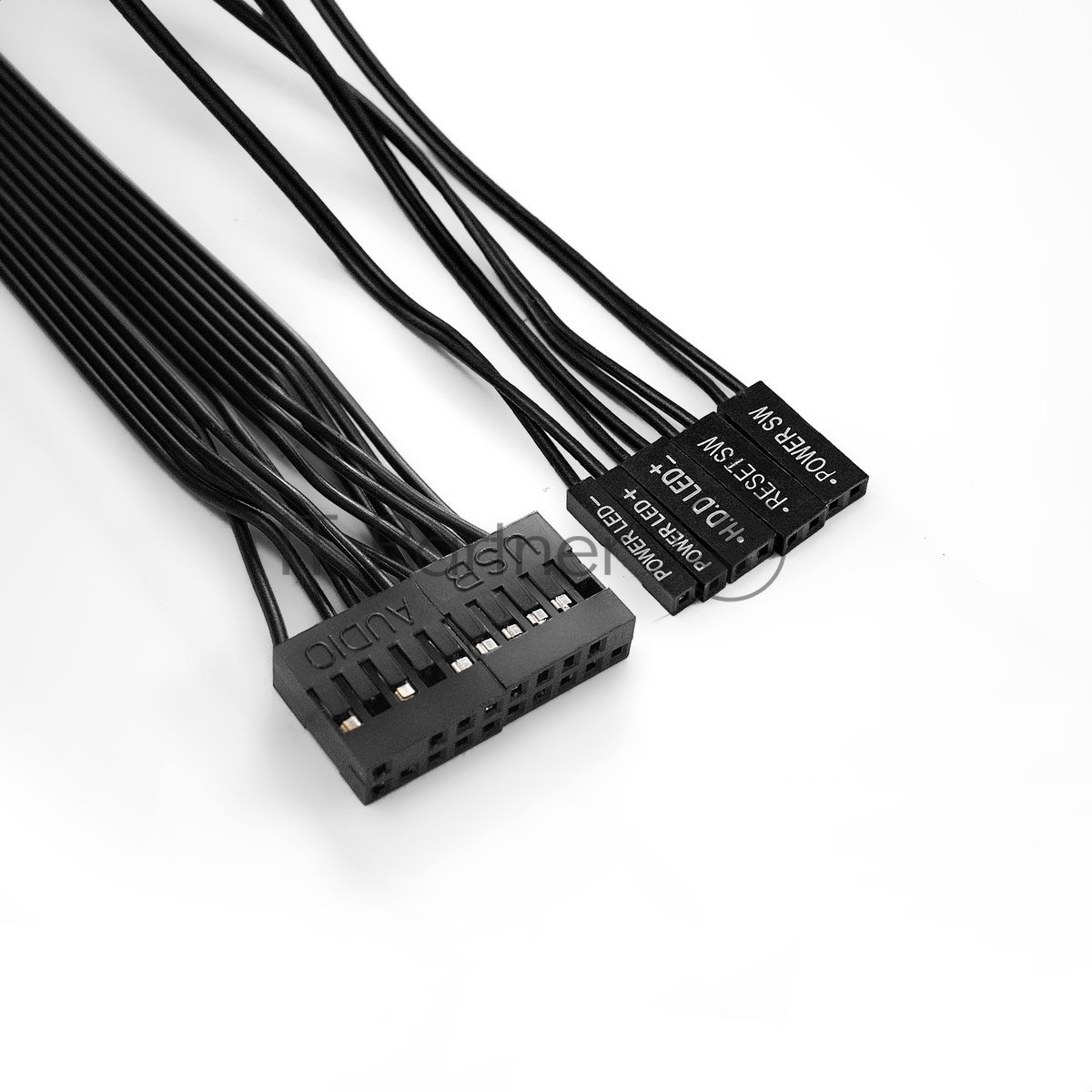 Exegate EX283225RUS Корпус Miditower ExeGate UN-605B Black, ATX, <UN500, 120mm>, 2*USB, Audio, замок блокировки кнопки питания