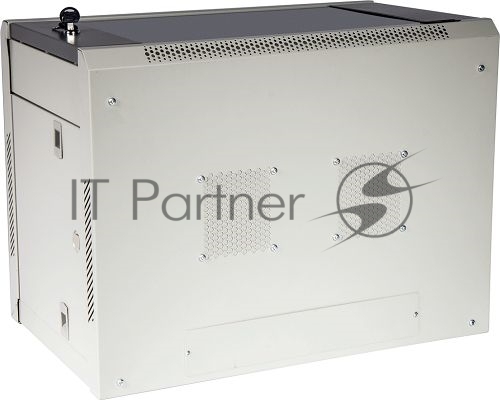 Настенный шкаф LANMASTER - PRO, 15U, глубина-800 мм, ширина-600 мм, стеклянная дверь, съемные стенки, max-60кг, полезная глубина-700мм, IP20, цвет серый, TWT-CBWPG-15U-6X8-GY
