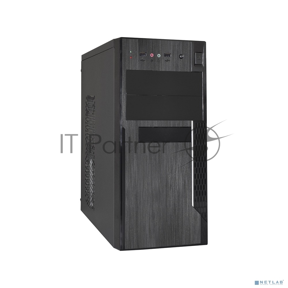 Компьютерный корпус Minitower ExeGate EX283241RUS MA-373X-UN350 Black, mATX (UN350, 120мм) 2*USB, Audio