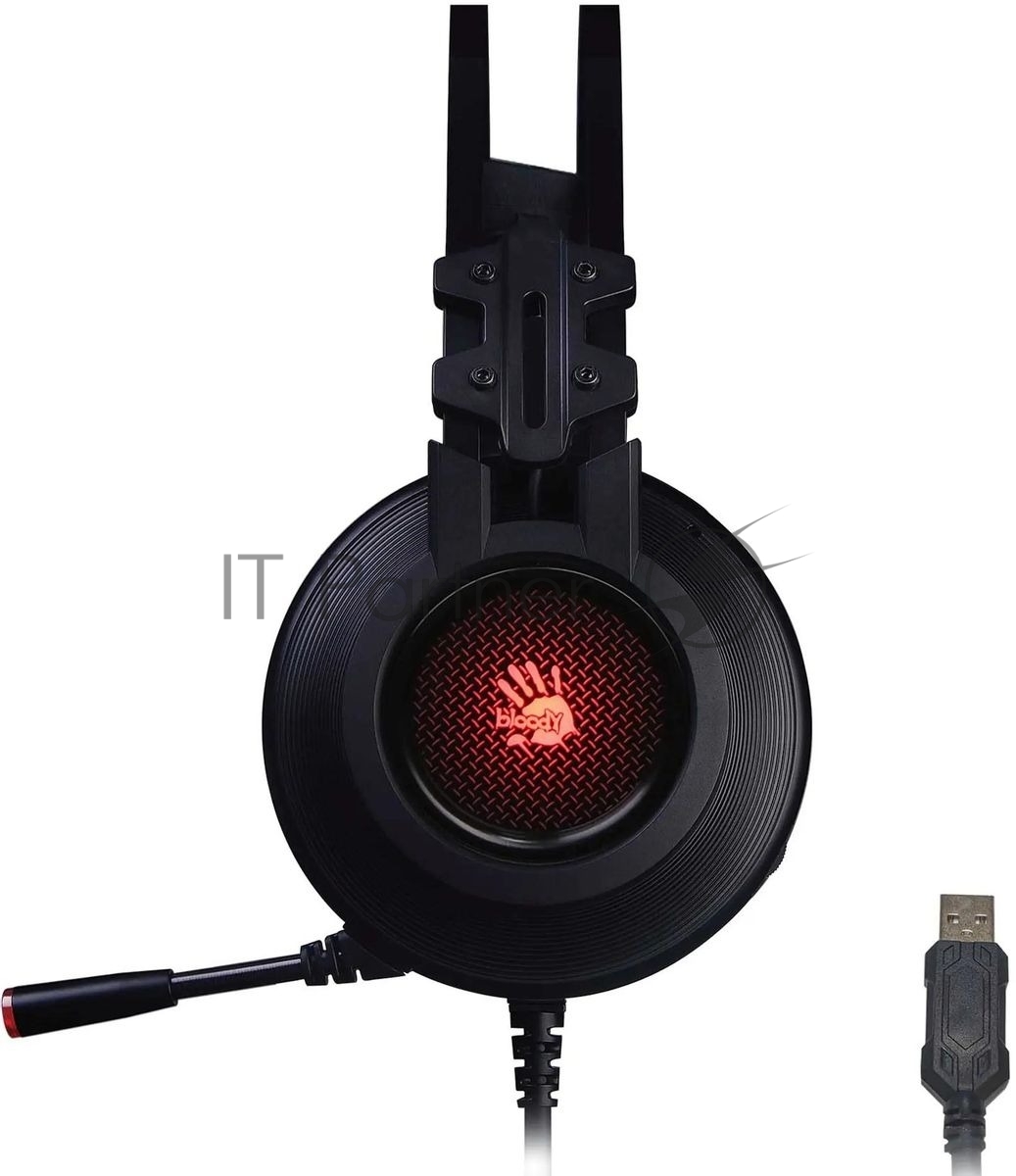 Гарнитура Bloody G525 чёрный, проводная, подсветка
