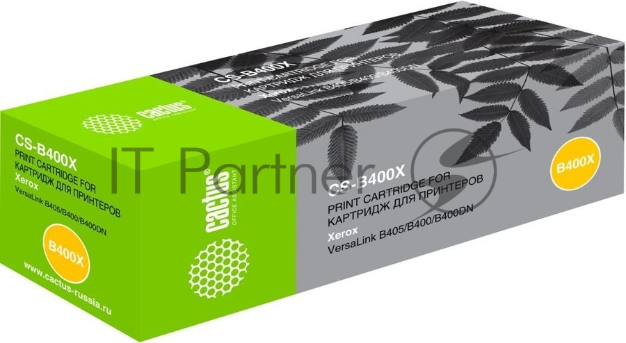 Картридж лазерный Cactus CS-B400X 106R03585 черный (24600 стр.) для Xerox VersaLink B400/405