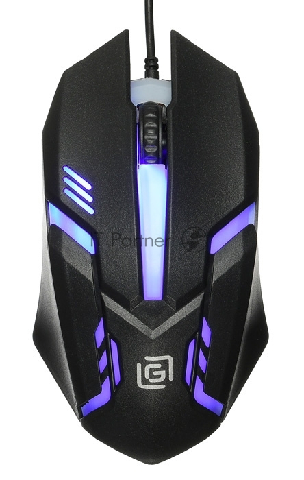 Мышь проводная Oklick 396M INSOMNIA черный, 1000 dpi, USB, кнопки - 3