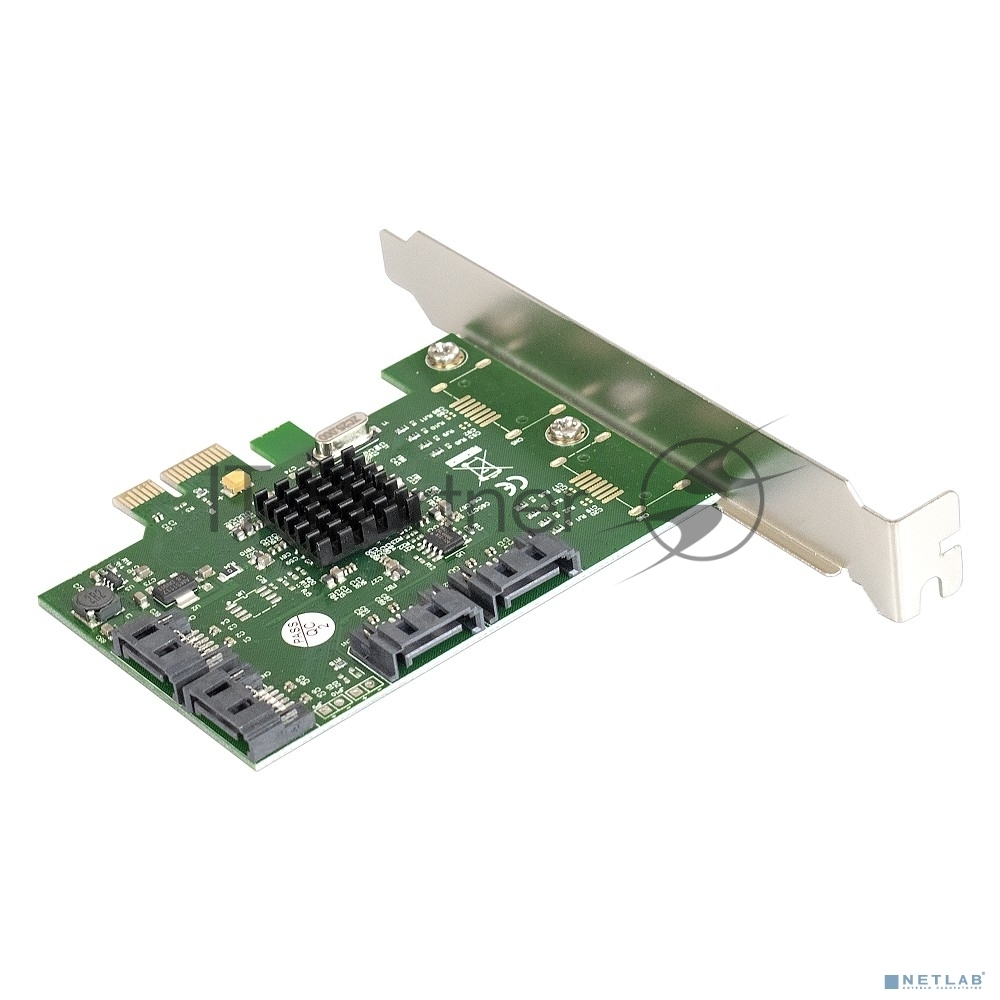 Exegate EX283710RUS Контроллер EXE-503 PCI-E 2.0, SATA3 6Gb/s, 4 int (OEM)