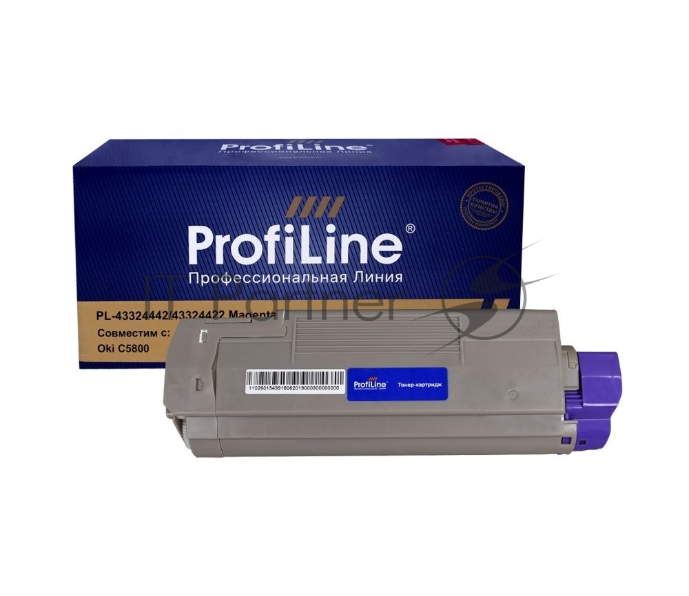 Картридж ProfiLine PL-43324442/43324422 для принтеров Oki C5800 Magenta 5000 копий