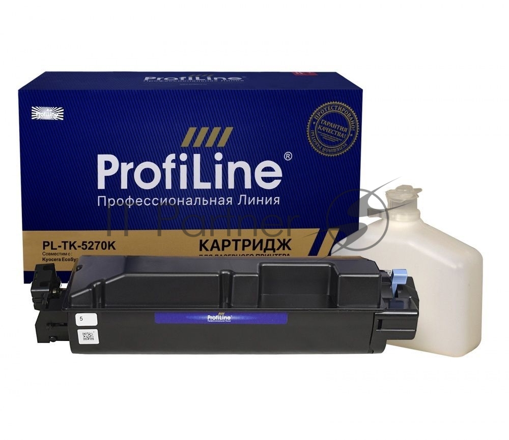 Картридж Тонер-туба ProfiLine PL-TK-5270K для принтеров Kyocera EcoSys M6230/M6630/P6230/P6630 черный 8000 копий