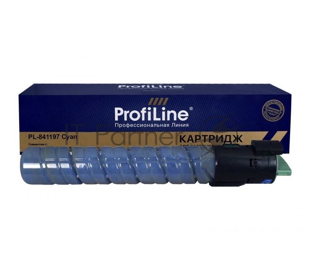Картридж ProfiLine PL-841197 (MPC2550E) для принтеров Ricoh Aficio MPC2030/MPC2050/MPC2530/MPC2550 Голубой 5500 копий