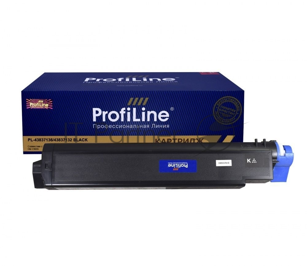 Картридж ProfiLine PL-43837136/43837132 для принтеров Oki C9655 черный 22500 копий