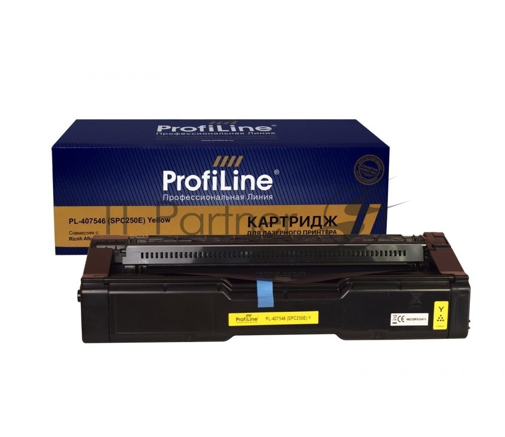 Картридж ProfiLine PL-407546 (SPC250E) для принтеров Ricoh Aficio SPC250/SPC260/SPC261 Yellow 1600 копий