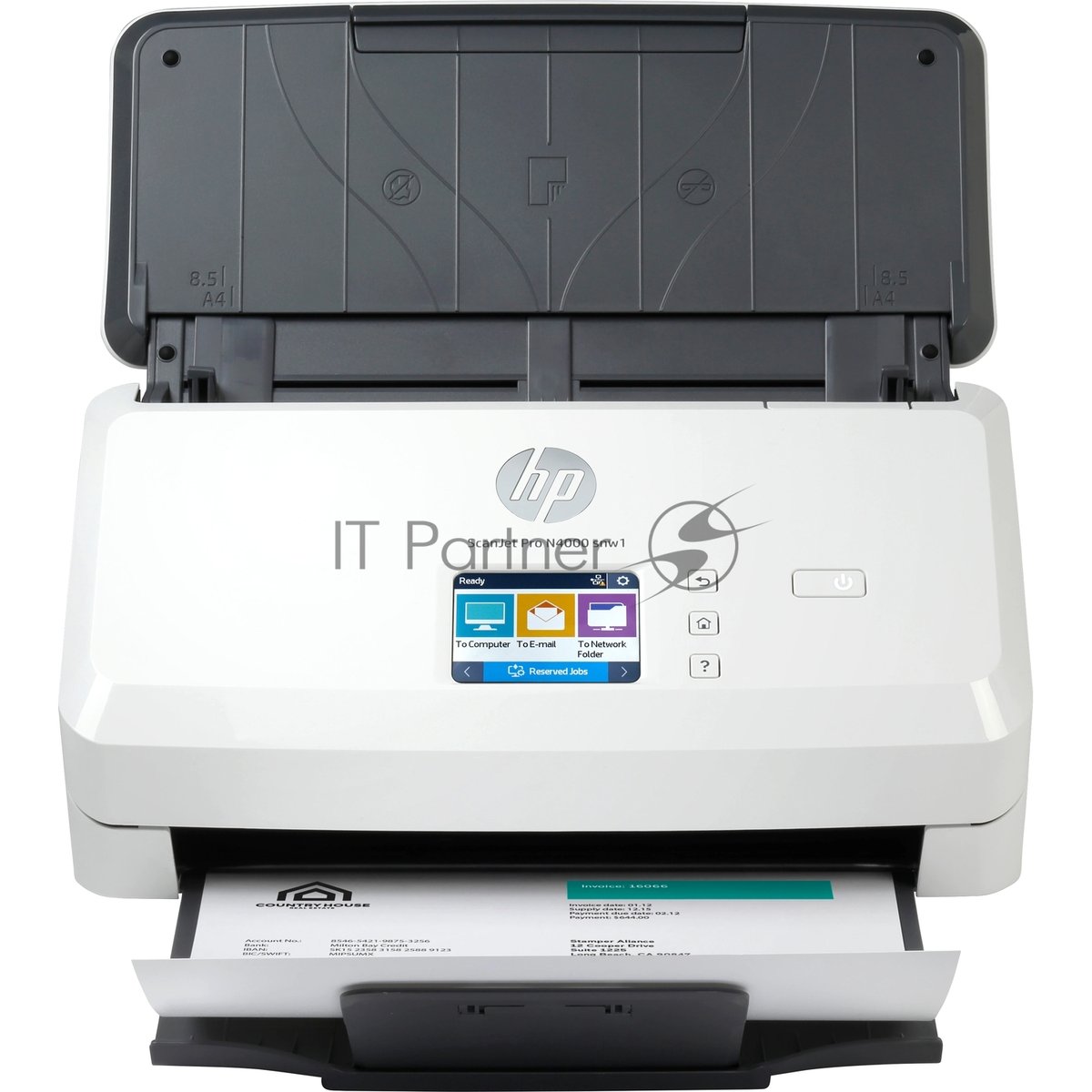 Сканер HP ScanJet Pro N4000 snw1 Scanner, 1y warr