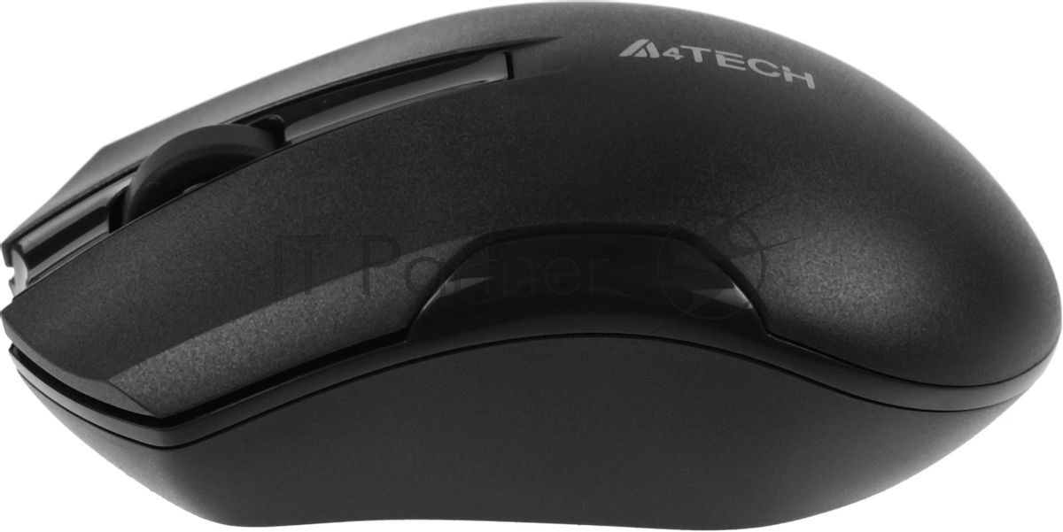 Мышь беспроводная A4Tech G3-200NS черный, 1200 dpi, радиоканал, USB, кнопки - 3