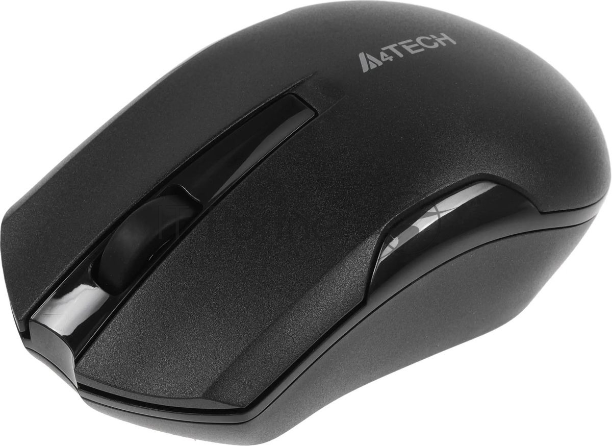 Мышь беспроводная A4Tech G3-200NS черный, 1200 dpi, радиоканал, USB, кнопки - 3