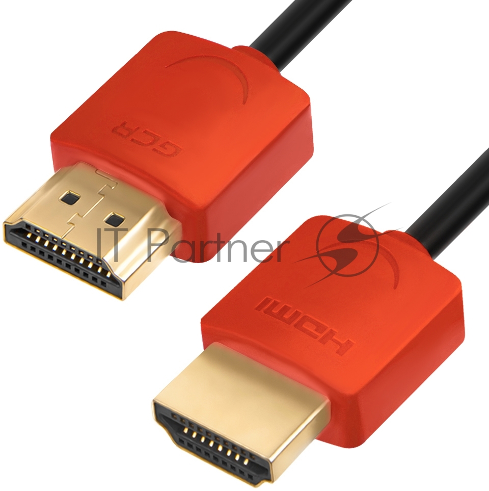 Кабель Greenconnect SLIM 3.0m HDMI 2.0, красные коннекторы Slim, OD3.8мм, HDR 4:2:2, Ultra HD, 4K 60 fps 60Hz, 3D, AUDIO, 18.0 Гбит/с, 32/32 AWG, GCR-51601 Кабель Greenconnect SLIM 3.0m HDMI 2.0, красные коннекторы Slim, OD3.8мм, HDR 4:2:2, Ultra HD, 4K 60 fps 60Hz, 3D, AUDIO, 18.0 Гбит/с, 32/32 AWG, GCR-51601